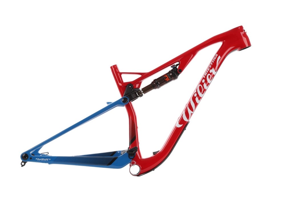 rámová sada Wilier URTA SLR+tlumič Fox Kashima red blue